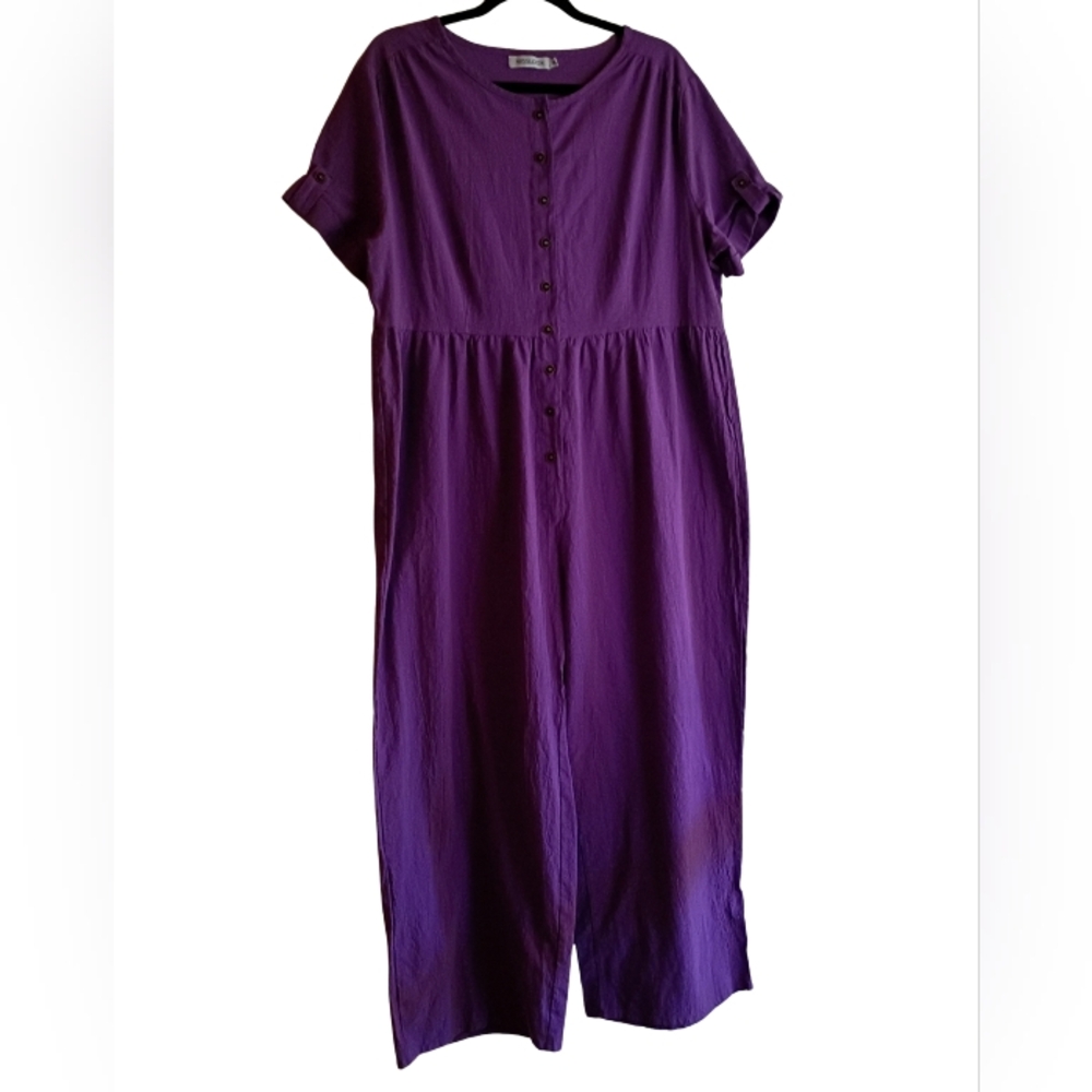 MISSLOOK Vibrant Purple Romper